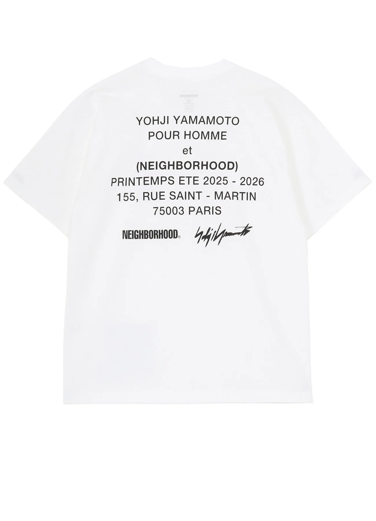 YOHJI YAMAMOTO × NH TEE SS-1 sold by Yohji Yamamoto product image thumbnail 3