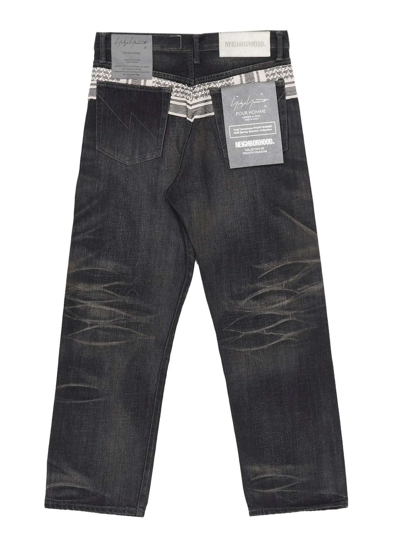 YOHJI YAMAMOTO × NH SAVAGE DENIM DP BASIC PANTS sold by Yohji Yamamoto product image thumbnail 3