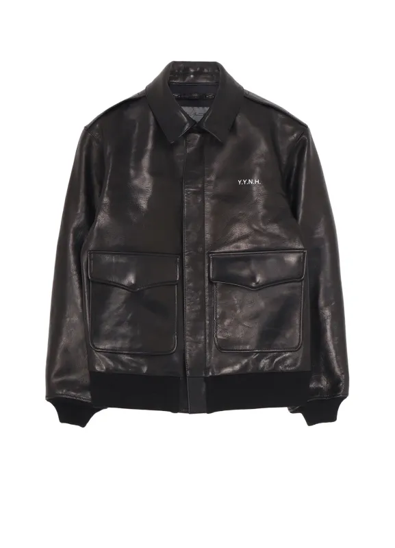 YOHJI YAMAMOTO × NH LEATHER JACKET sold by Yohji Yamamoto