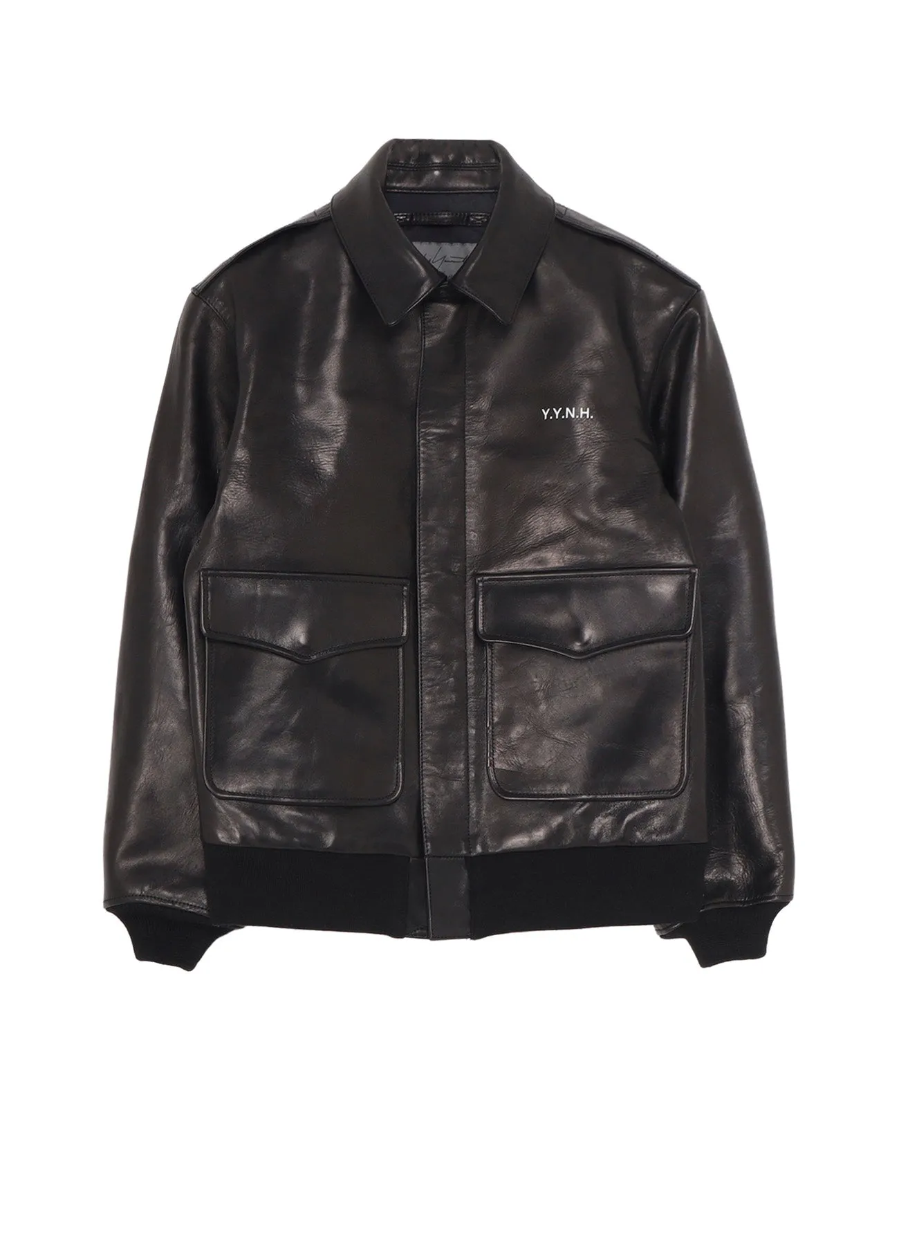 YOHJI YAMAMOTO × NH LEATHER JACKET sold by Yohji Yamamoto