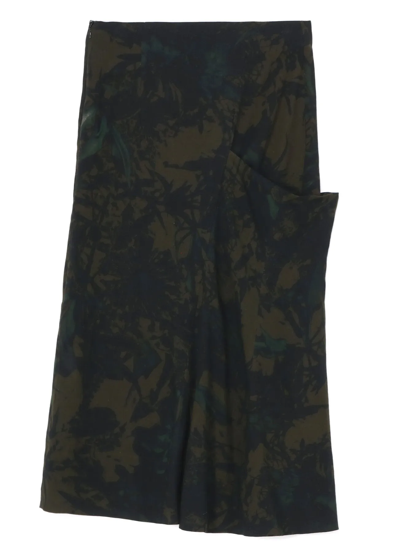 WITHERING FLOWER RIGHT SIDE MARMAID SKIRT sold by Yohji Yamamoto product image thumbnail 3
