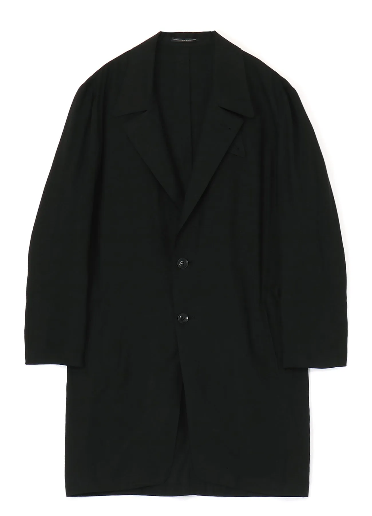 RAYON LINEN OPEN COLLAR TAILORED JACKET sold by Yohji Yamamoto product image thumbnail 2