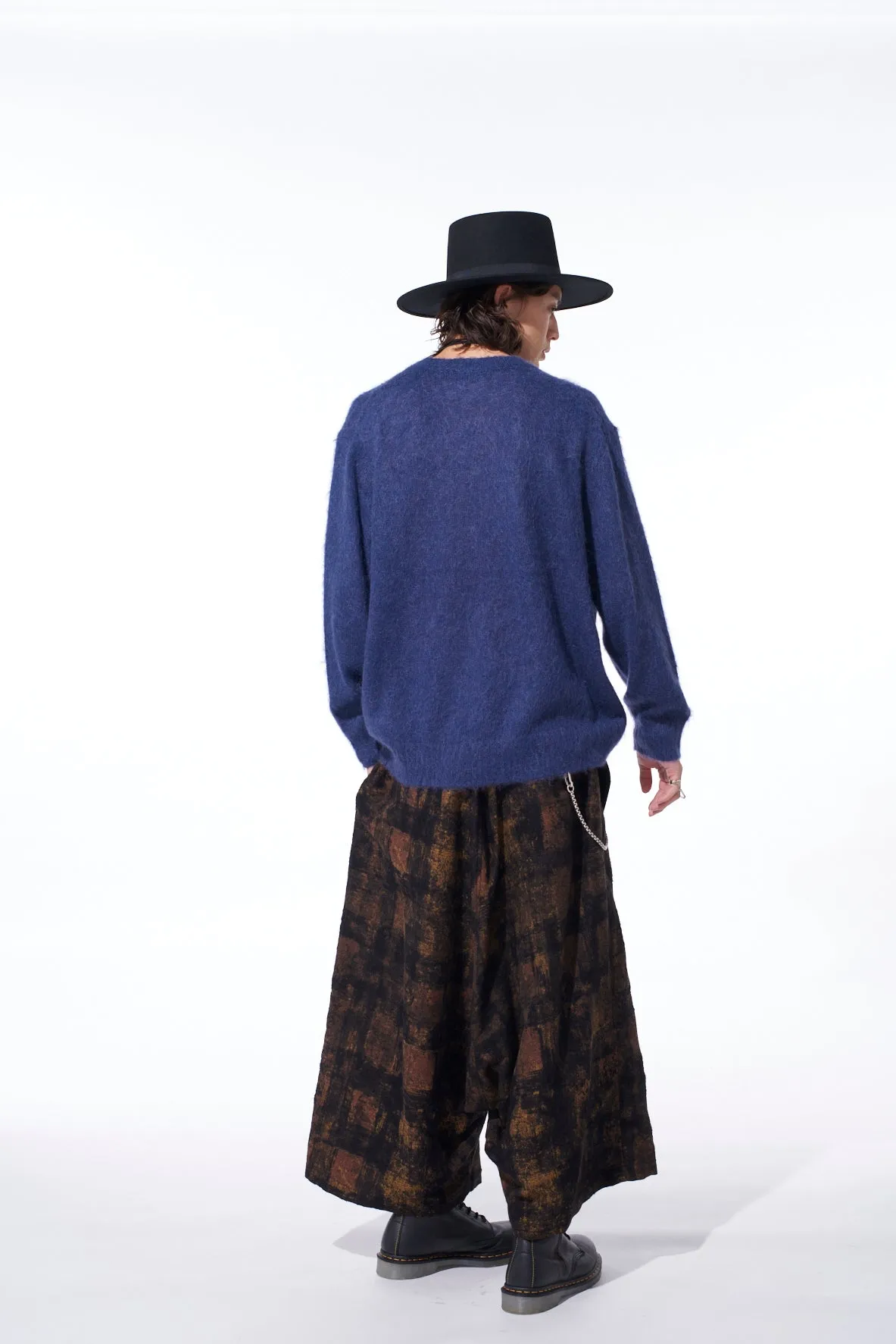 5G BRUSHED MOHAIR PULLOVER sold by Yohji Yamamoto product image thumbnail 4