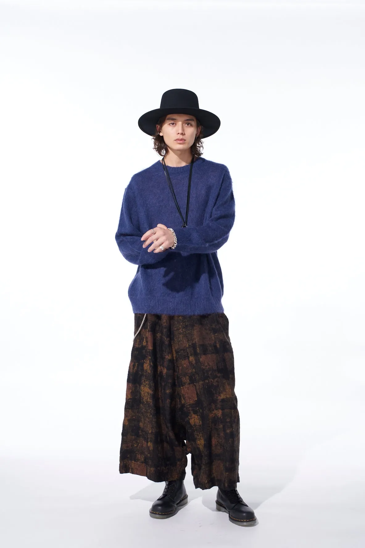 5G BRUSHED MOHAIR PULLOVER sold by Yohji Yamamoto product image thumbnail 2