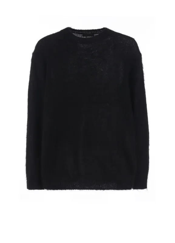 5G BRUSHED MOHAIR PULLOVER sold by Yohji Yamamoto