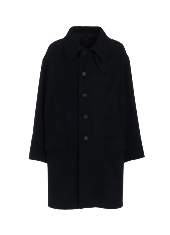4/24 KERSEY OVERSIZED STAND COLLAR COAT sold by Yohji Yamamoto