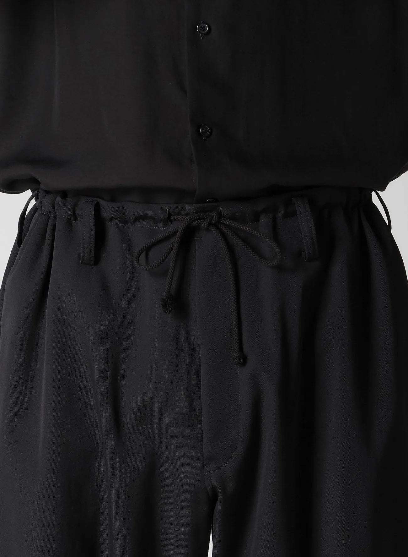 REGULATION GABARDINE STANDARD STRING PANTS sold by Yohji Yamamoto product image thumbnail 3