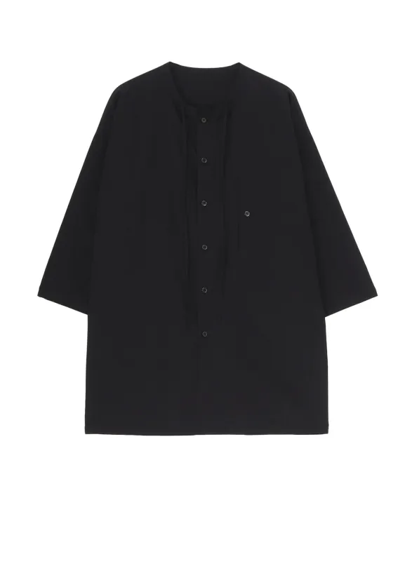 COTTON BROAD GUESSETED STRING COLLAR BLOUSE sold by Yohji Yamamoto