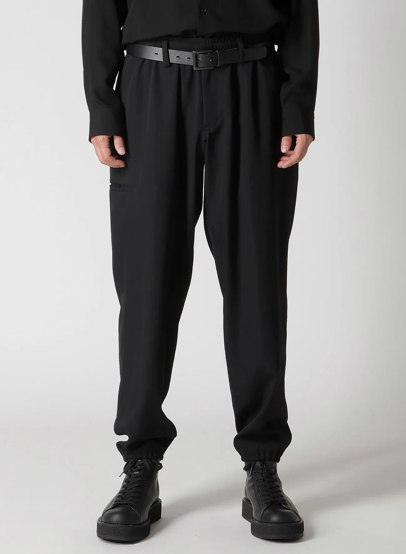 REGULATION GABARDINE W RIB POCKET PANTS sold by Yohji Yamamoto product image thumbnail 2