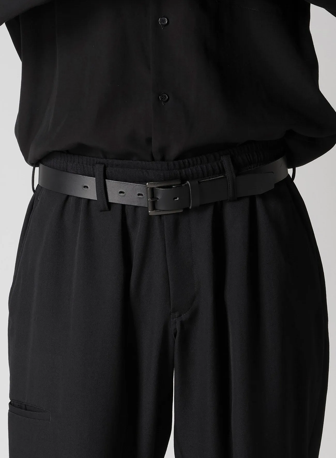 REGULATION GABARDINE W RIB POCKET PANTS sold by Yohji Yamamoto product image thumbnail 3