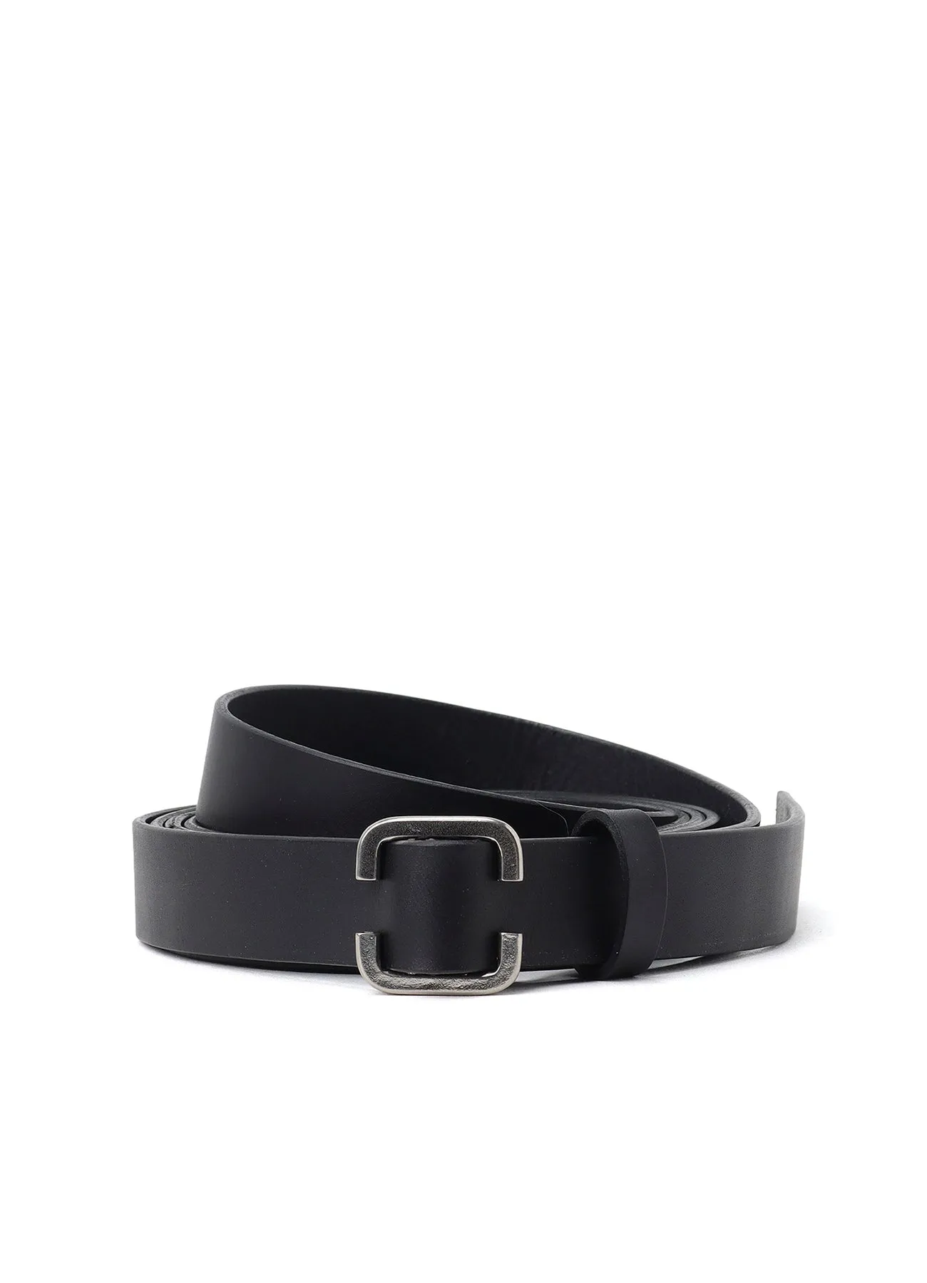 MATT SOFT OIL LEATHER LONG LENGTH BELT sold by Yohji Yamamoto