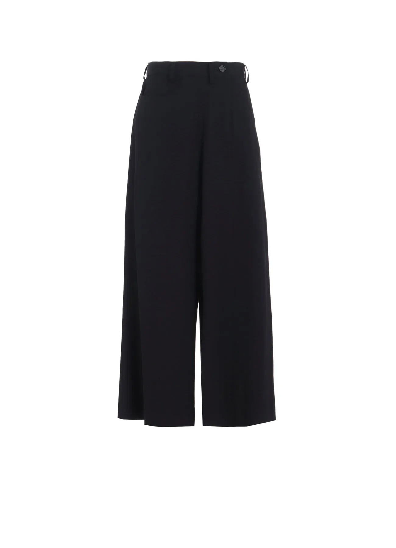GABARDINE ASYMMETRY BAGGY PANTS sold by Yohji Yamamoto