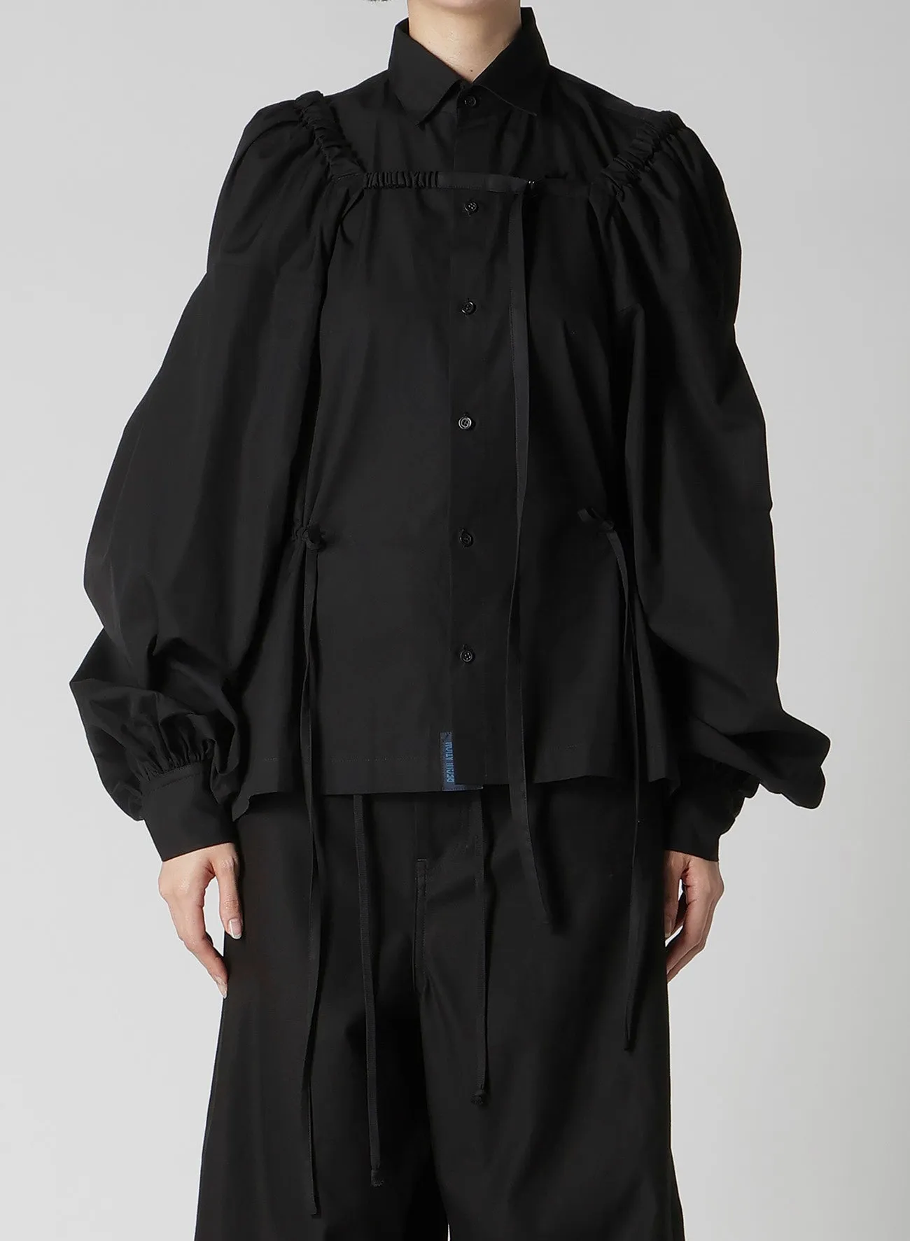 BROAD COMBINATION BLOUSE sold by Yohji Yamamoto product image thumbnail 2