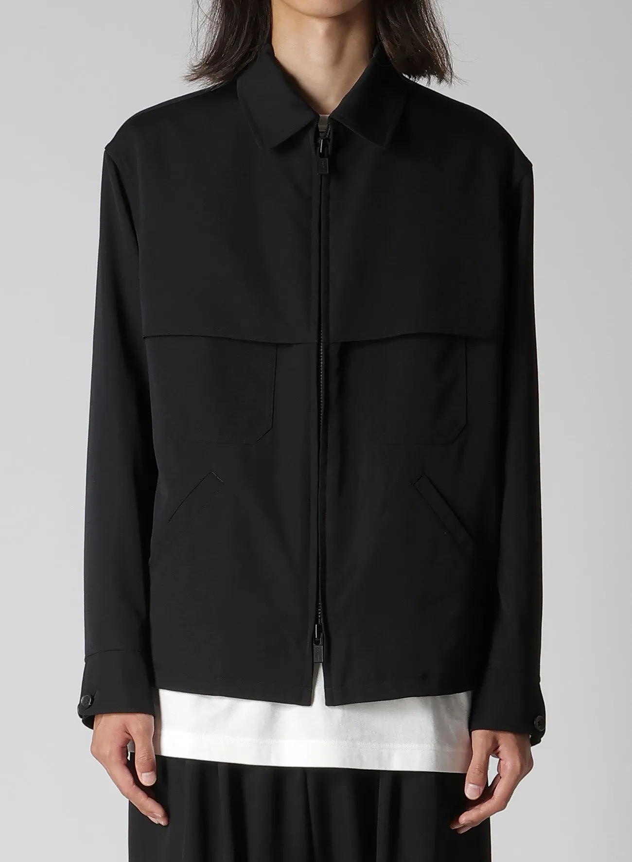 WOOL GABARDINE STORM SHIELD BLOUSON sold by Yohji Yamamoto product image thumbnail 5