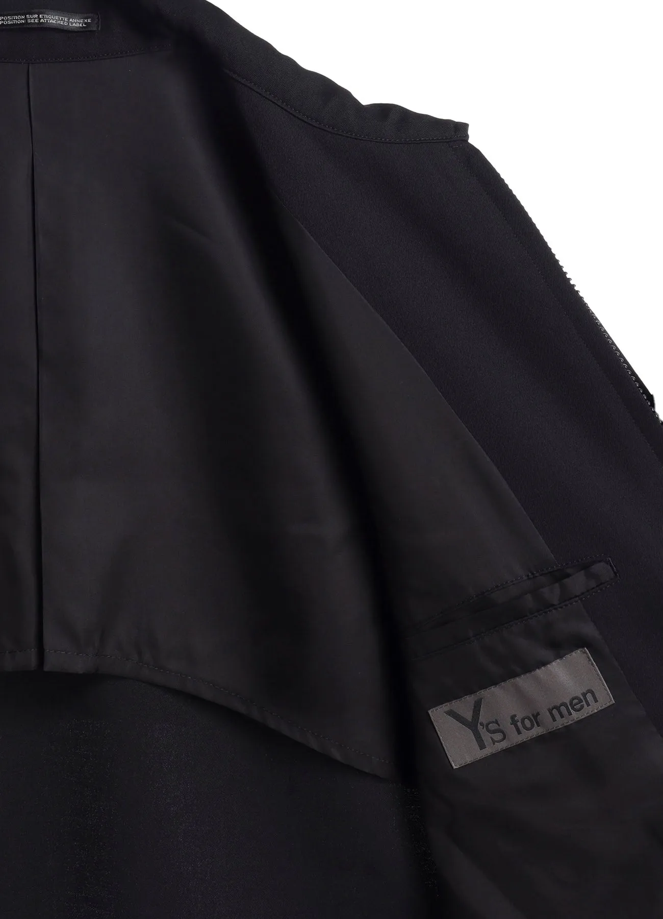 WOOL GABARDINE STORM SHIELD BLOUSON sold by Yohji Yamamoto product image thumbnail 4
