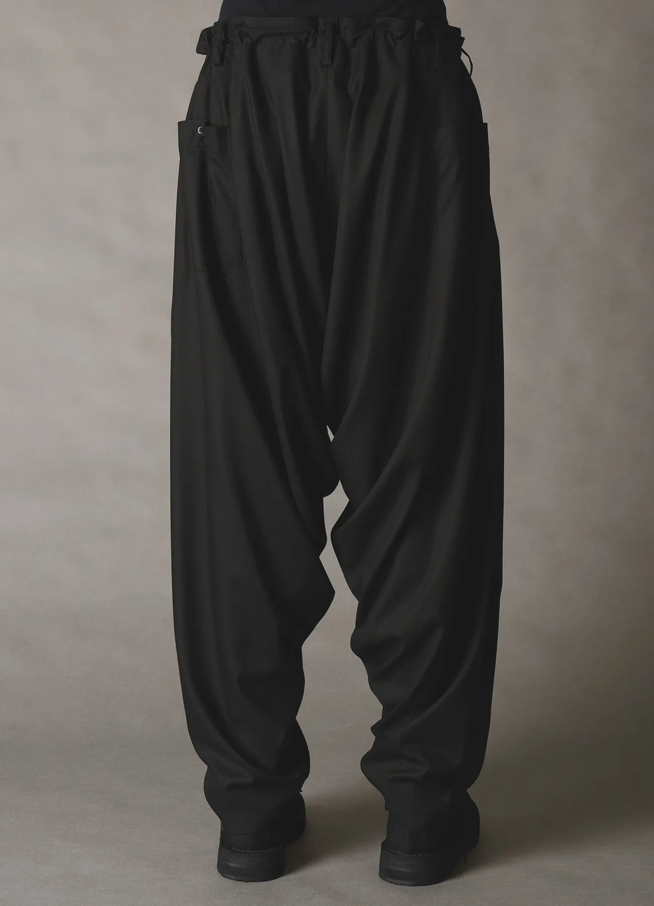 TR TWILL WIDE LEG PANTS sold by Yohji Yamamoto product image thumbnail 4