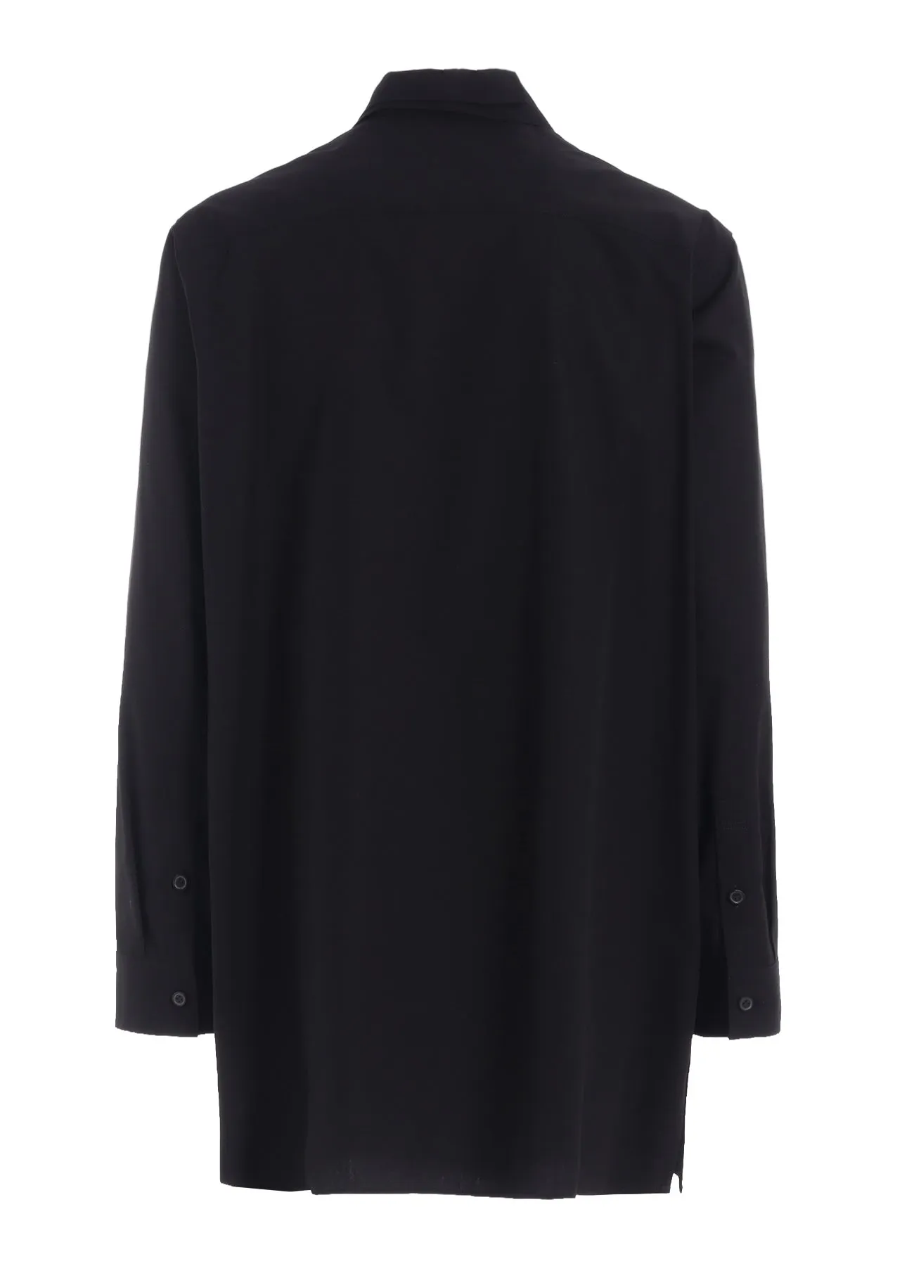 COTTON BROAD CURVED FRONT PANEL SHIRT sold by Yohji Yamamoto product image thumbnail 5