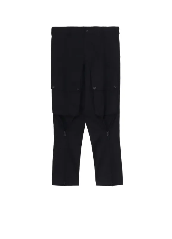KATSURAGI ZIPPER JODHPURS CARGO PANTS made by Yohji Yamamoto