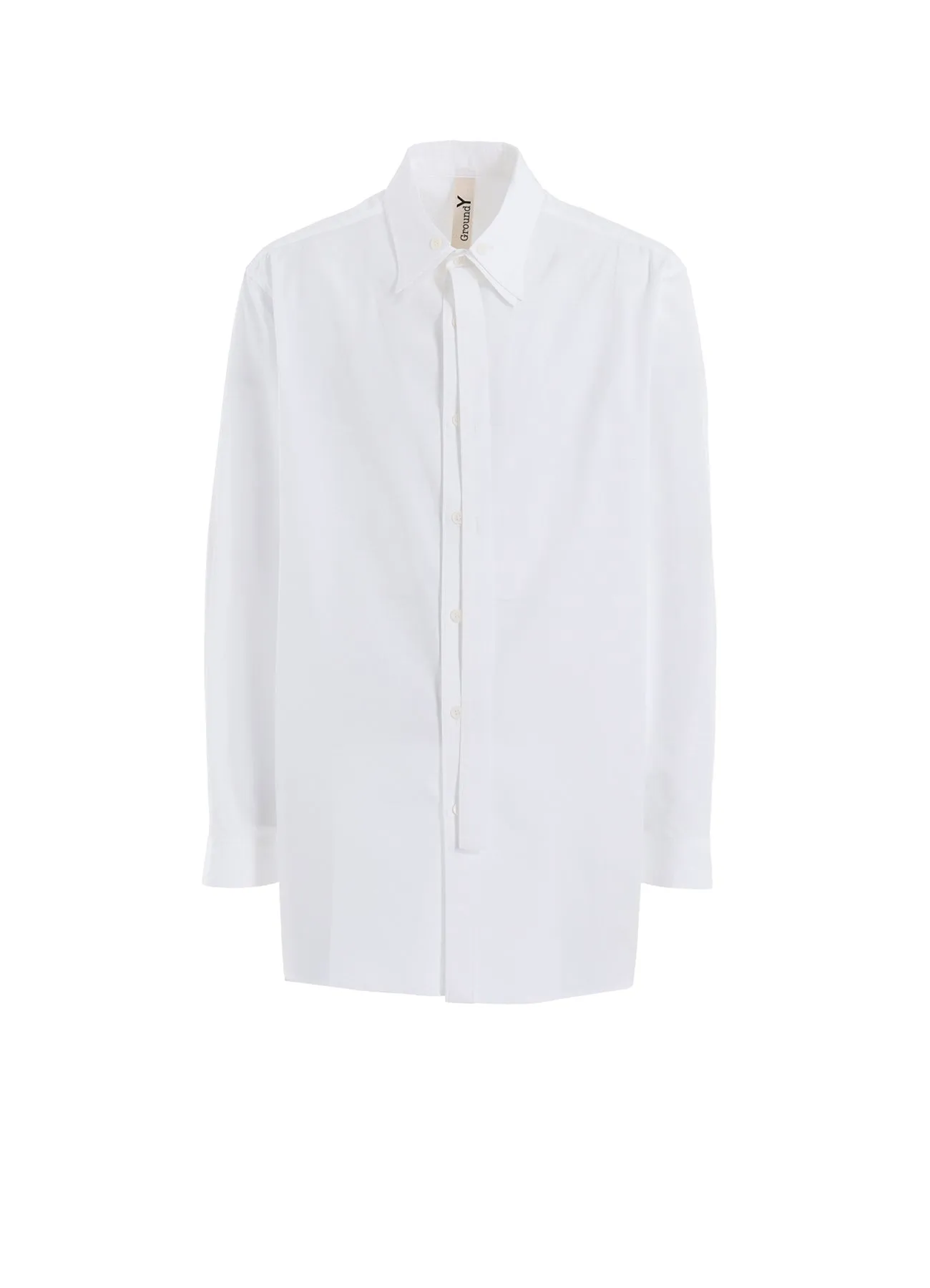 COTTON BROAD DOUBLE-LAYER COLLAR SHIRT sold by Yohji Yamamoto