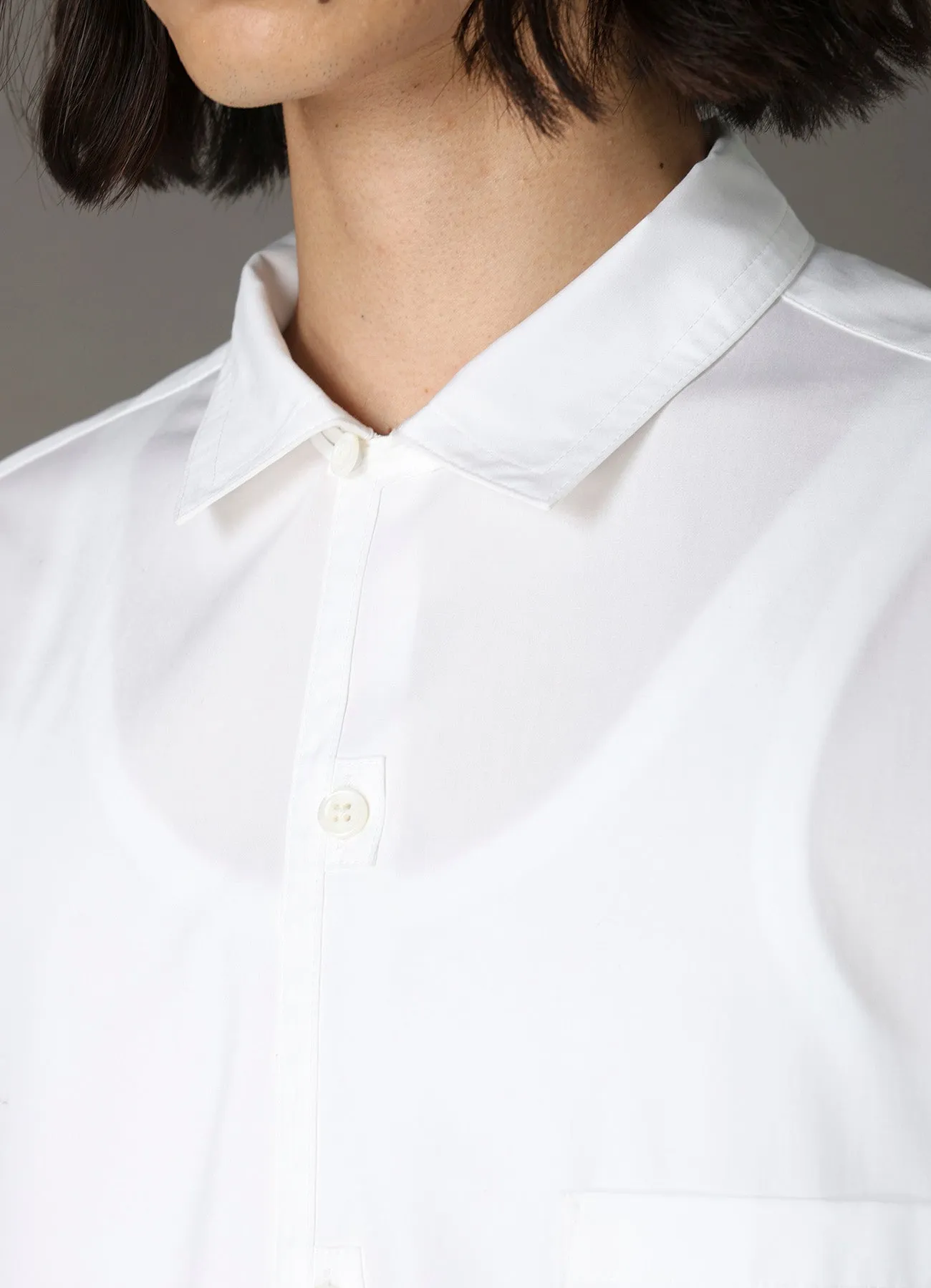 COTTON BROAD SLIM FIT SHIRT sold by Yohji Yamamoto product image thumbnail 5