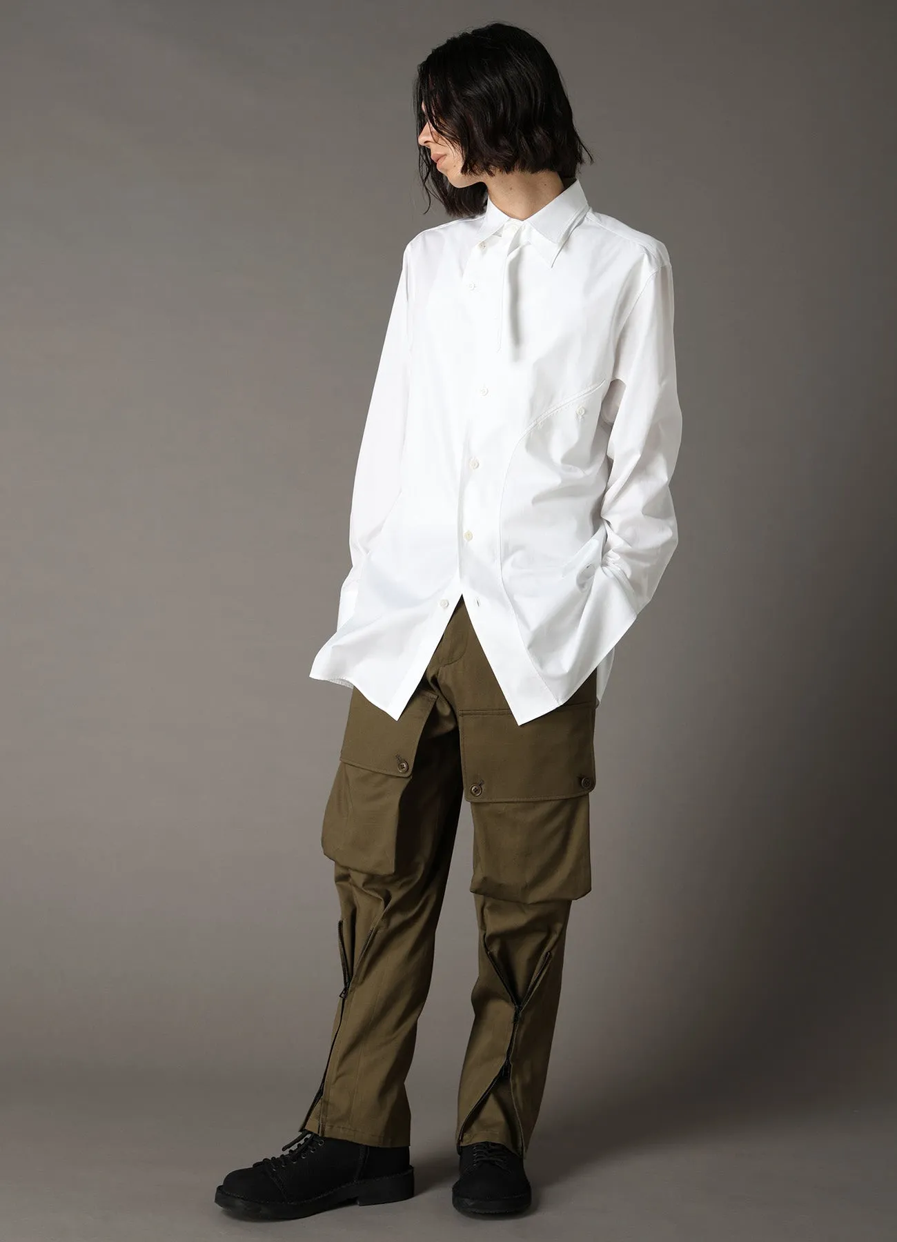 KATSURAGI ZIPPER JODHPURS CARGO PANTS sold by Yohji Yamamoto product image thumbnail 2