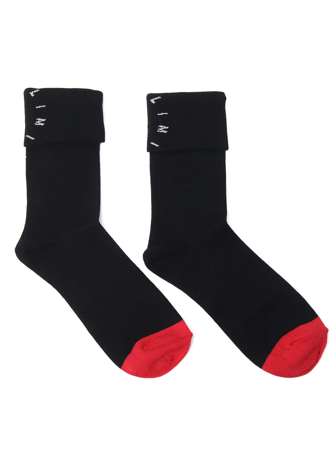 LOGO DOUBLE SOCKS sold by Yohji Yamamoto product image thumbnail 3