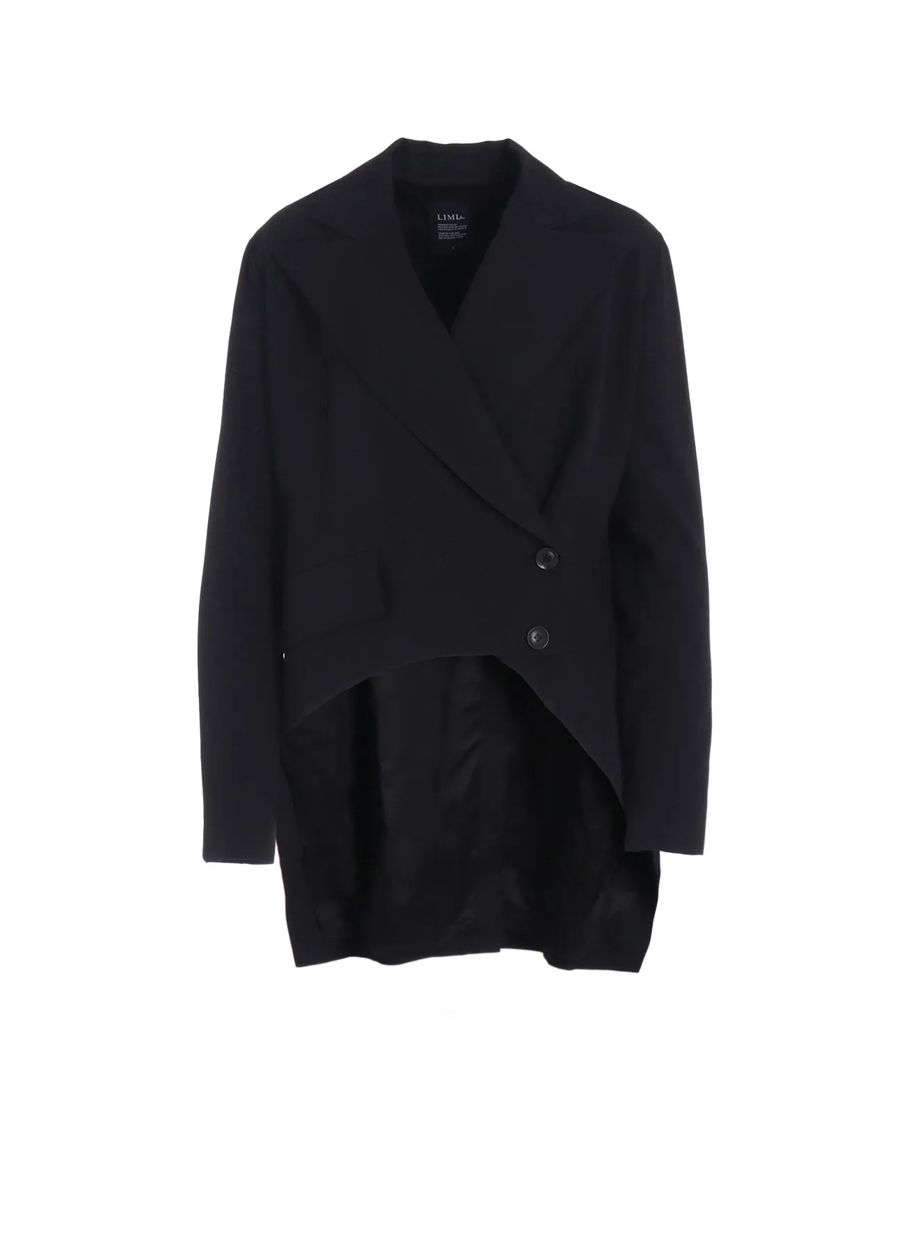 WOOL GABARDINE BACK LONG JACKET sold by Yohji Yamamoto