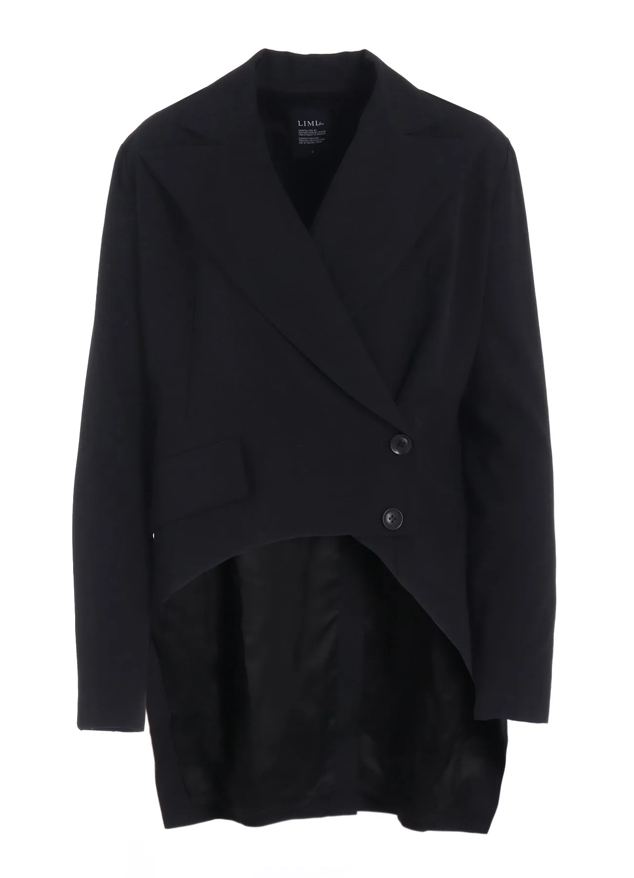 WOOL GABARDINE BACK LONG JACKET sold by Yohji Yamamoto product image thumbnail 2