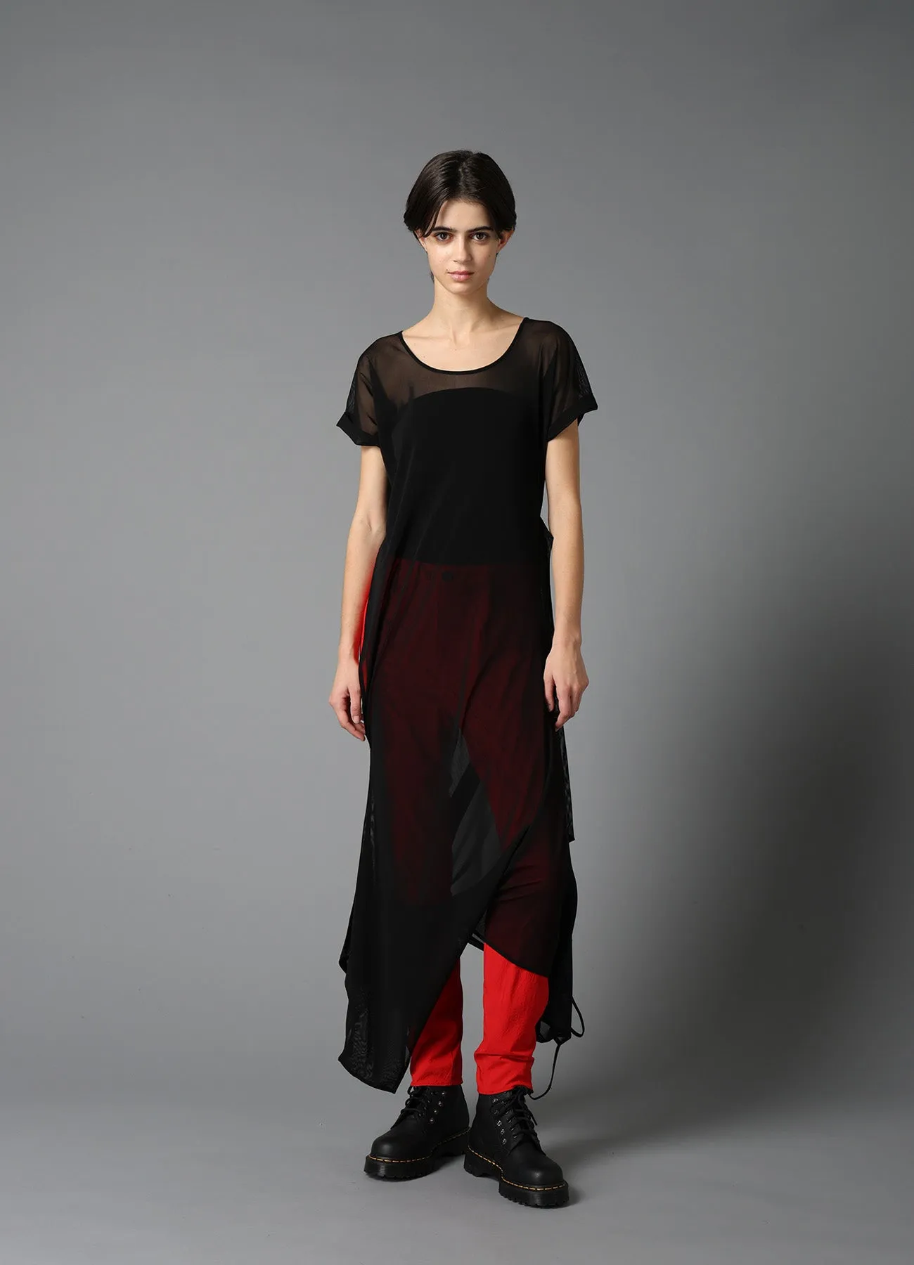 PE TULLE 3-WAY TEE/ A sold by Yohji Yamamoto product image thumbnail 4