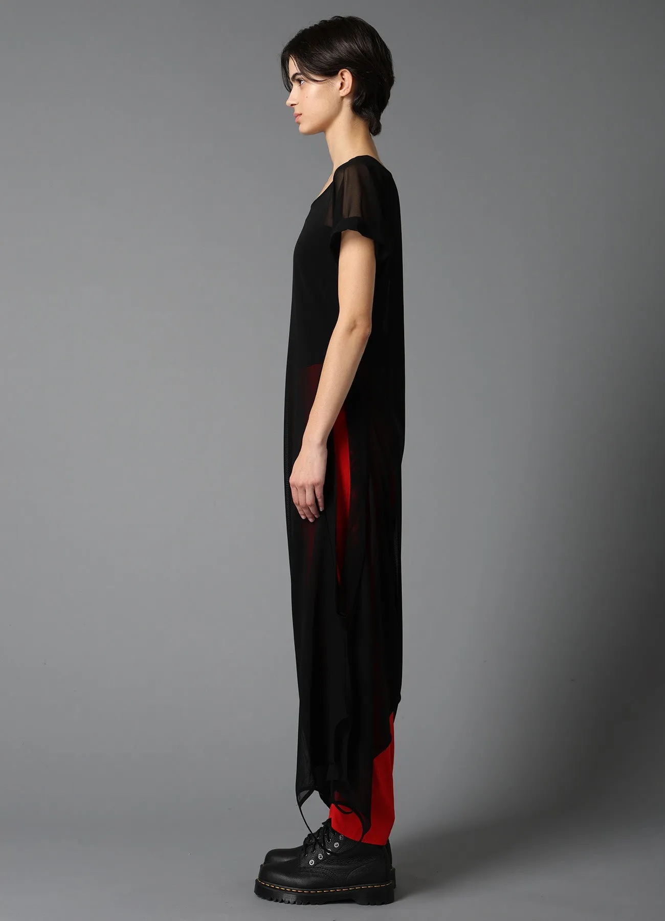 PE TULLE 3-WAY TEE/ A sold by Yohji Yamamoto product image thumbnail 5