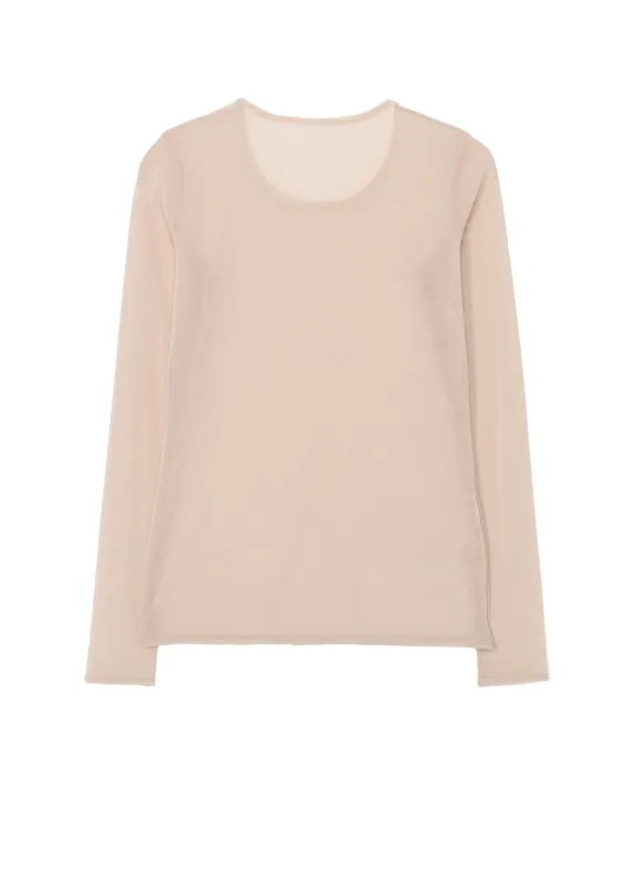 PE TULLE LONG T-SHIRT sold by Yohji Yamamoto