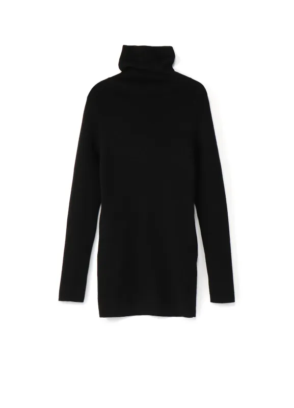 STANDARD W/WASHABLE PLAIN STITCH LONG TURTLE KNITWEAR sold by Yohji Yamamoto