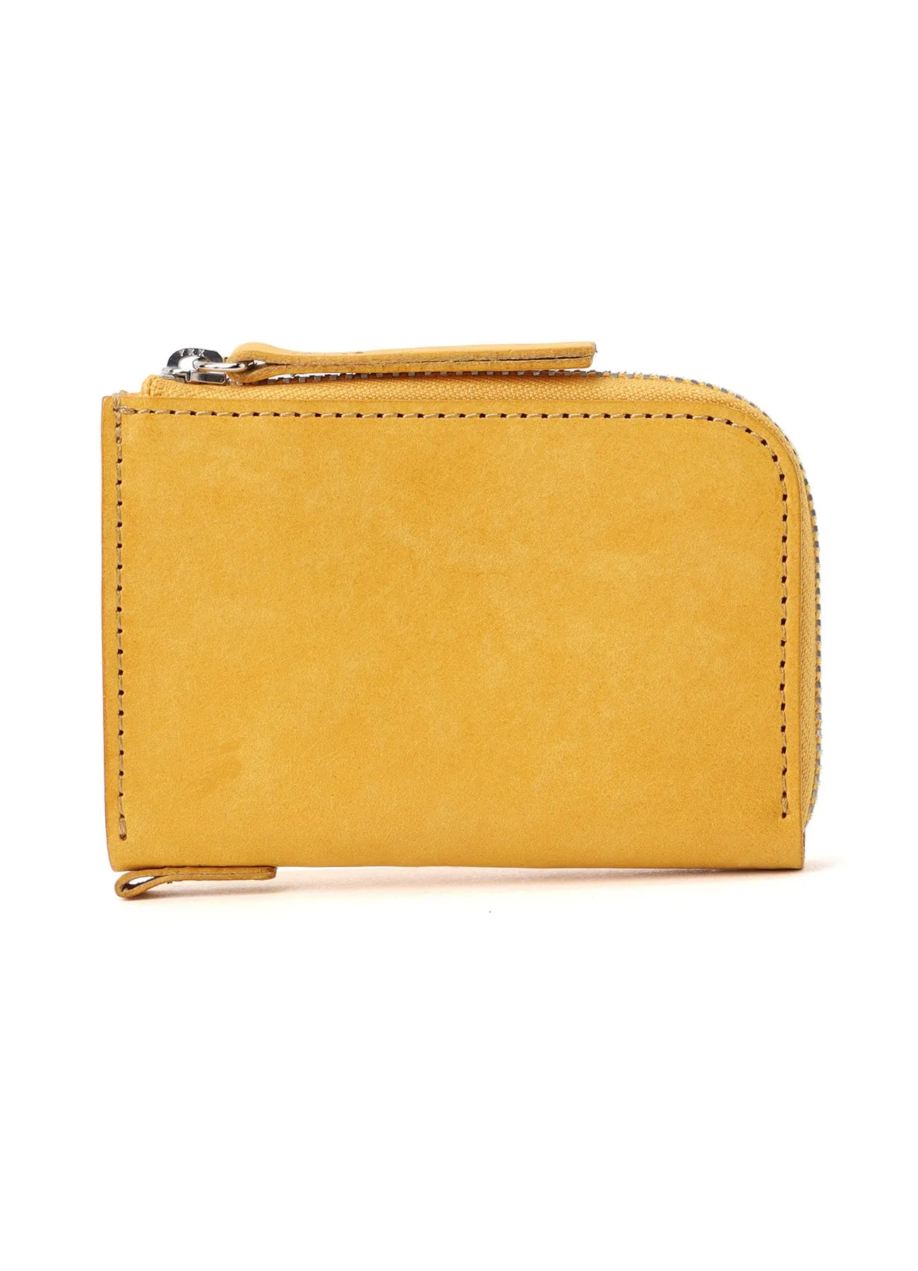 VEGETABLE-TANNED NUBUCK LEATHER ZIP WALLET sold by Yohji Yamamoto product image thumbnail 5