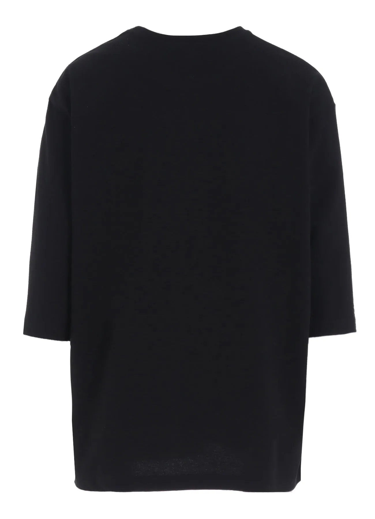 20/1 COMBED JERSEY POT & TABLE PRINT 3/4 SLEEVE SHIRT sold by Yohji Yamamoto product image thumbnail 4