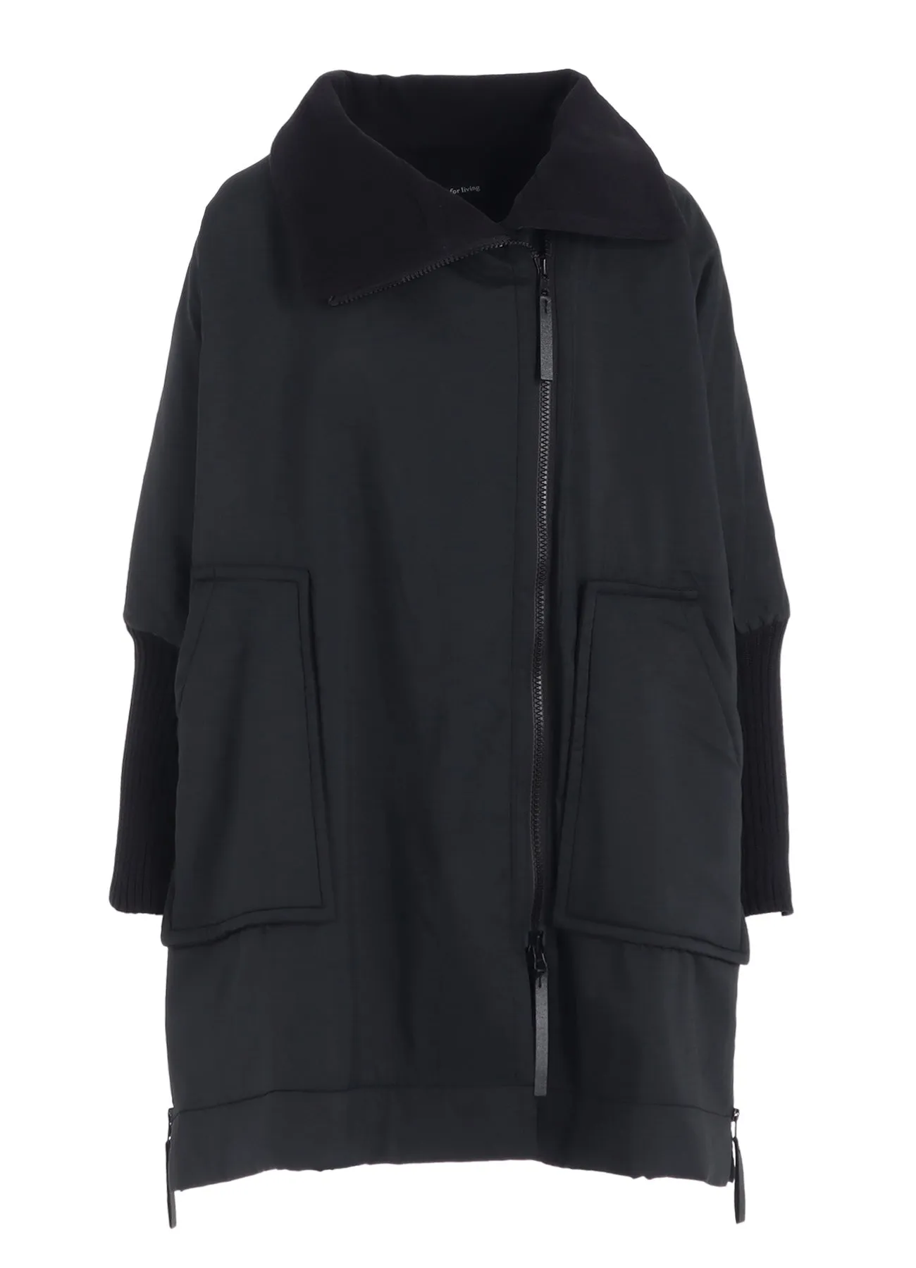 TAFFETA + FLEECE COAT sold by Yohji Yamamoto product image thumbnail 2