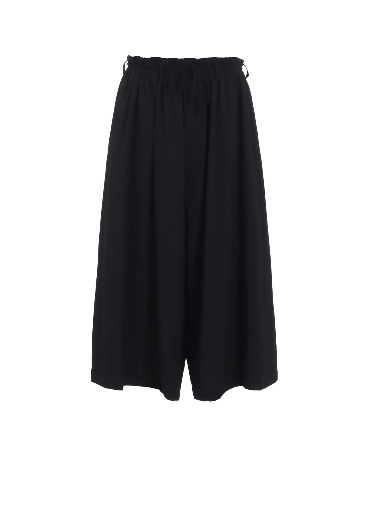 WASHER WOOL GABARDINE CULOTTE PANTS sold by Yohji Yamamoto