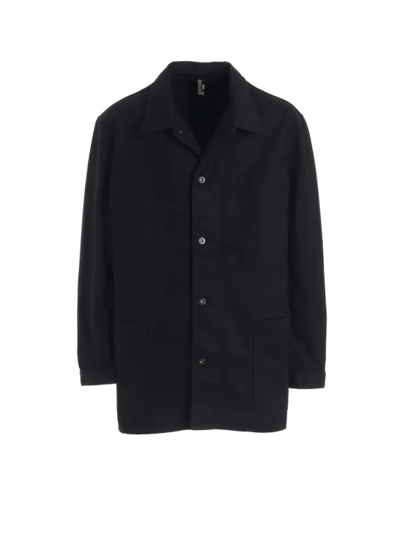 Ground Y×EDWIN 9oz BLACK TWILL COVERALL sold by Yohji Yamamoto