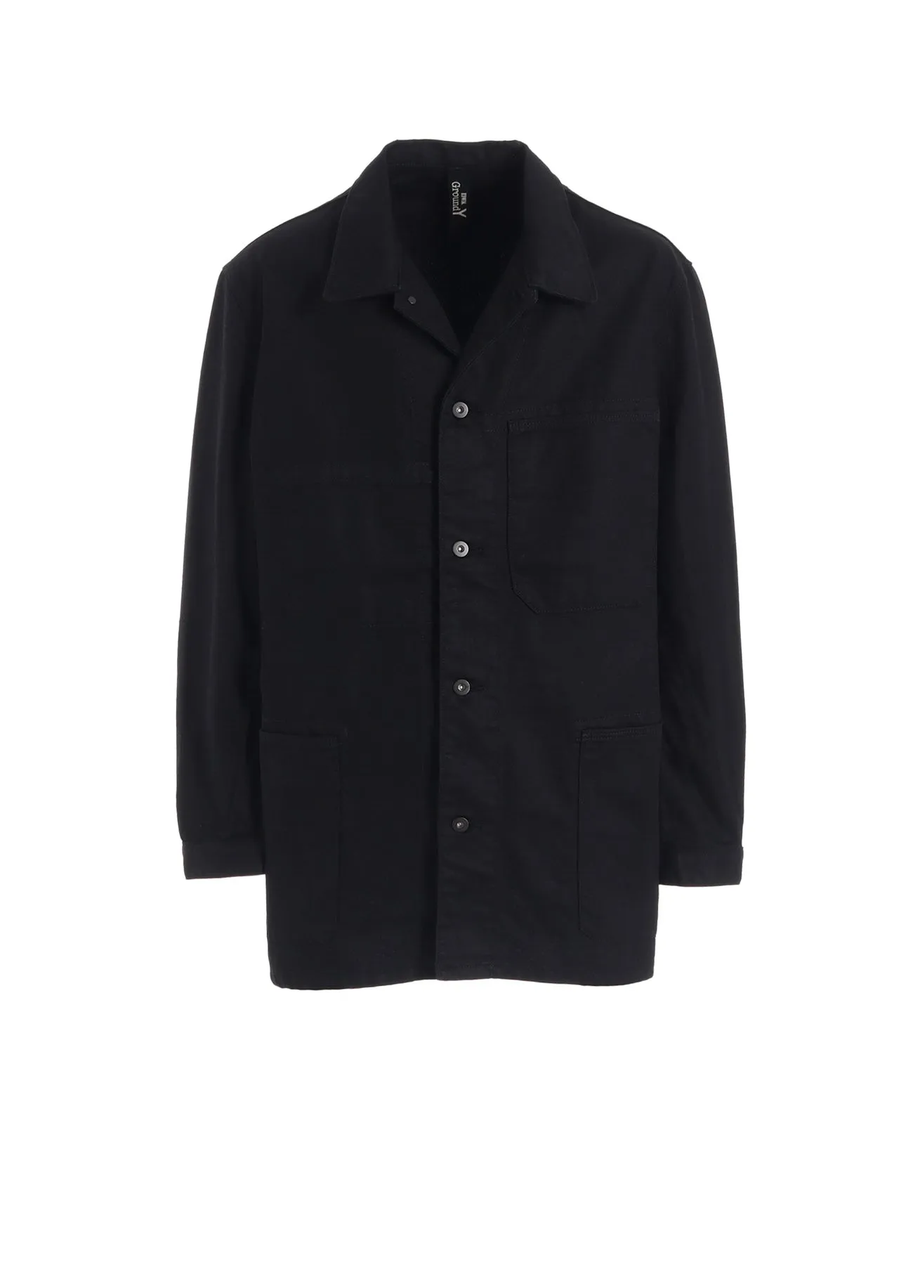 Ground Y×EDWIN 9oz BLACK TWILL COVERALL sold by Yohji Yamamoto