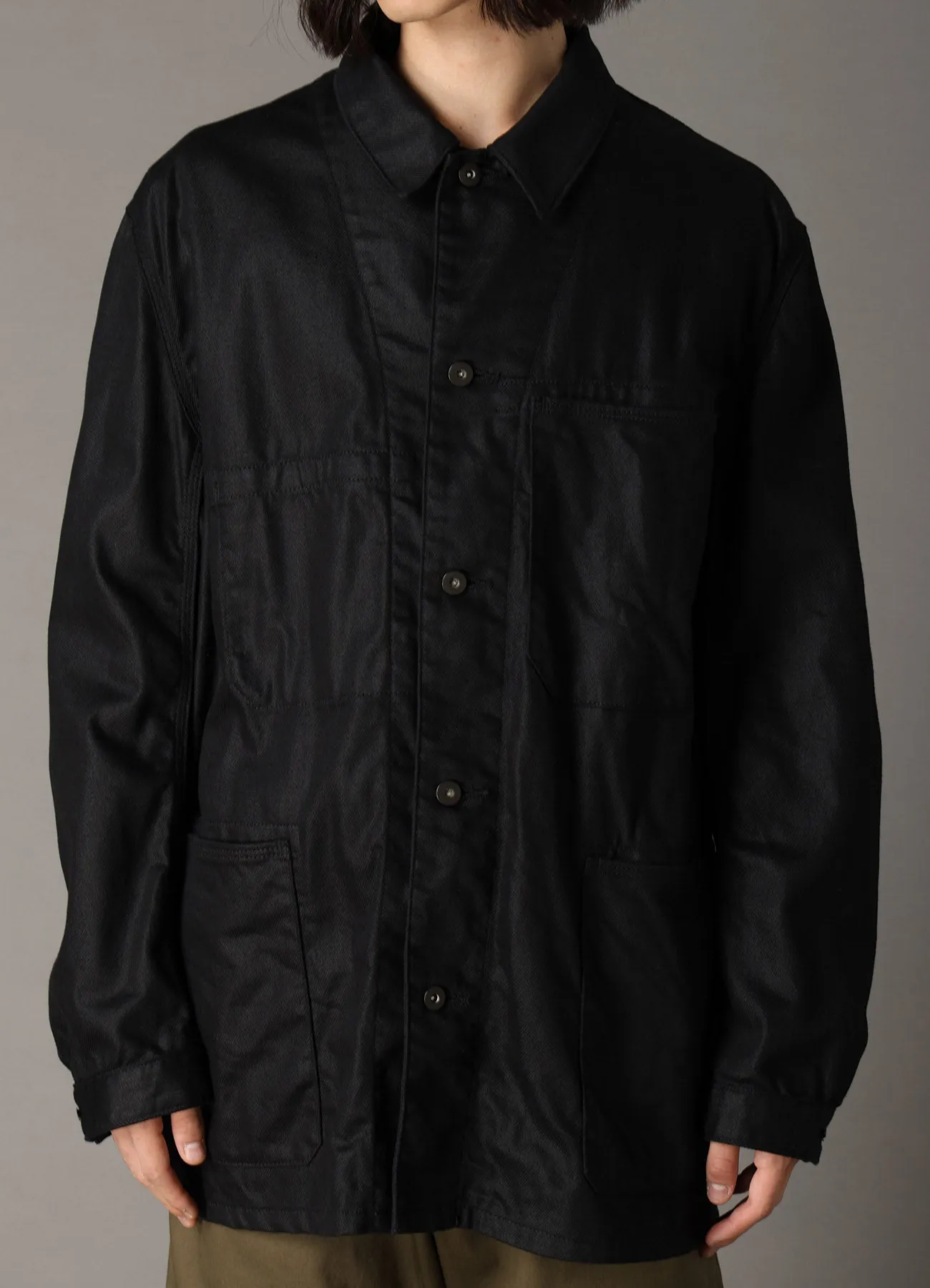 Ground Y×EDWIN 9oz BLACK TWILL COVERALL sold by Yohji Yamamoto product image thumbnail 5