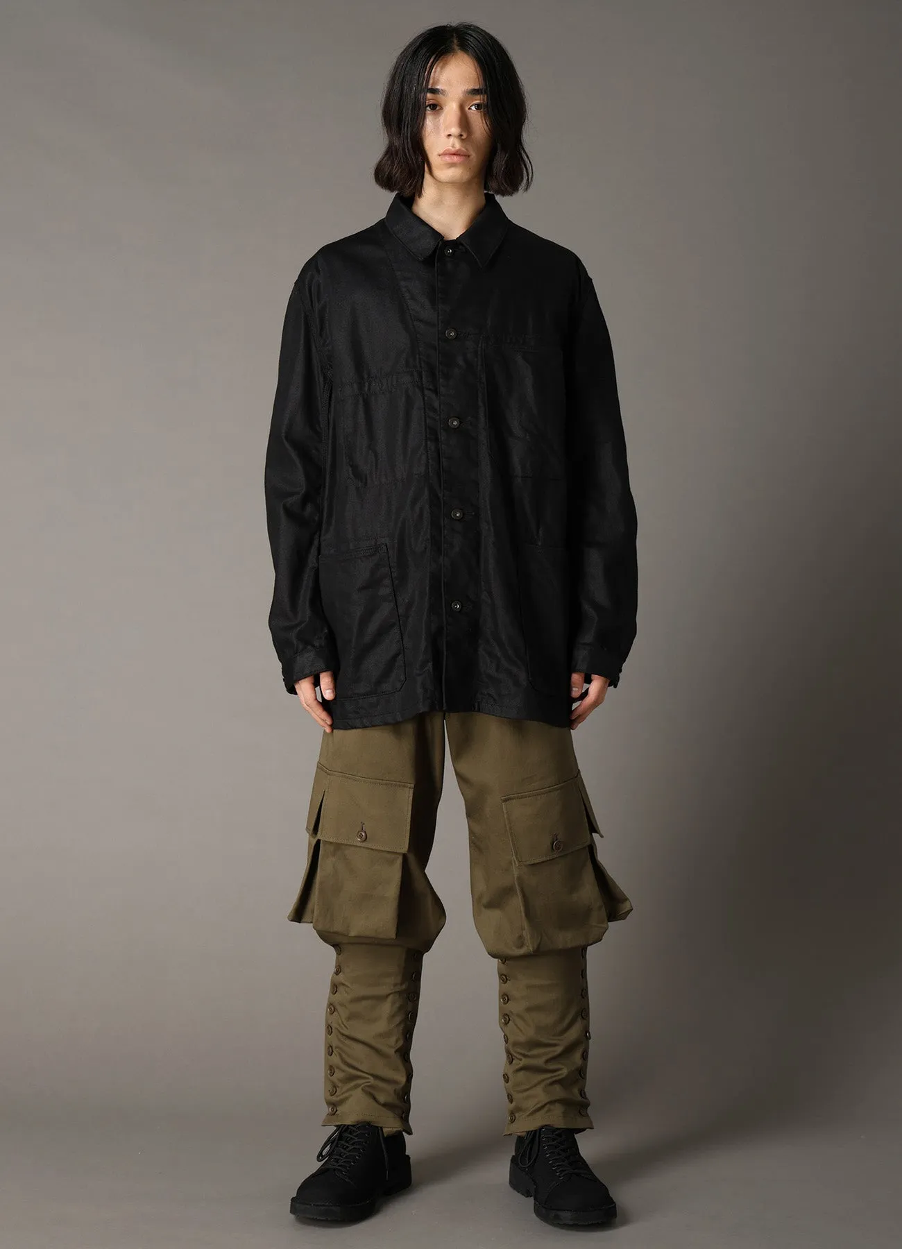 Ground Y×EDWIN 9oz BLACK TWILL COVERALL sold by Yohji Yamamoto product image thumbnail 2