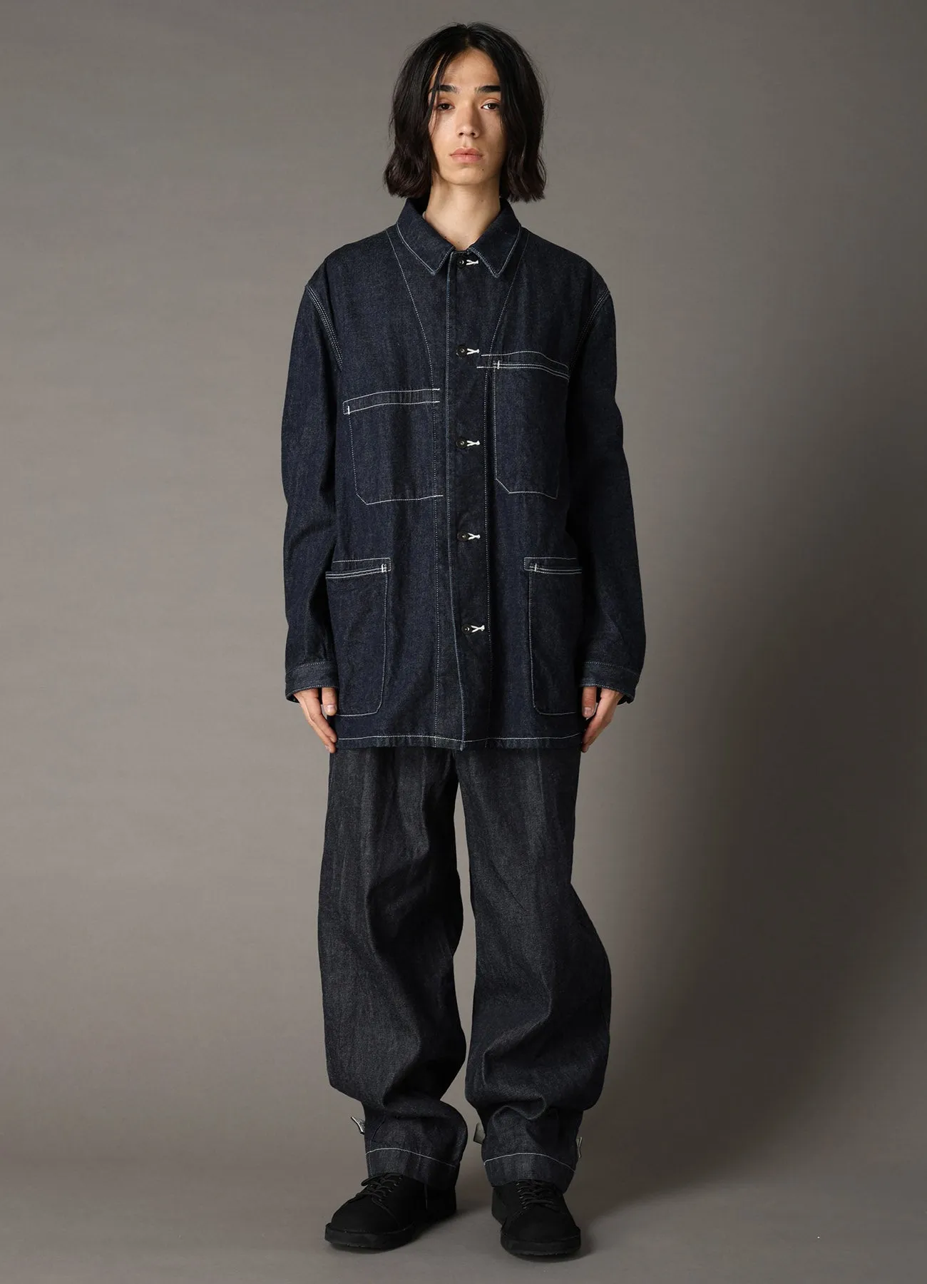 Ground Y×EDWIN 11oz INDIGO DENIM COVERALL sold by Yohji Yamamoto product image thumbnail 2