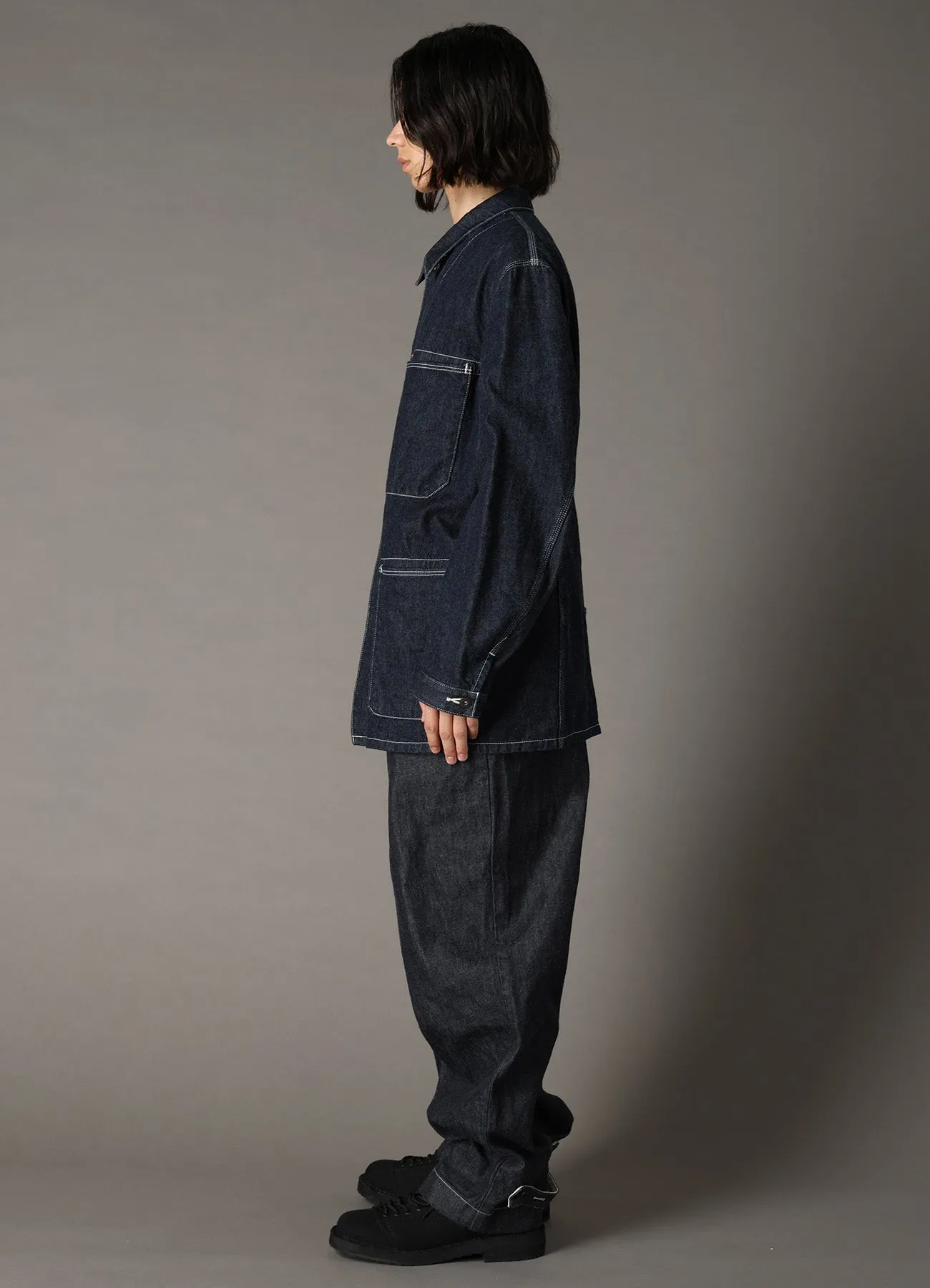 Ground Y×EDWIN 11oz INDIGO DENIM COVERALL sold by Yohji Yamamoto product image thumbnail 3