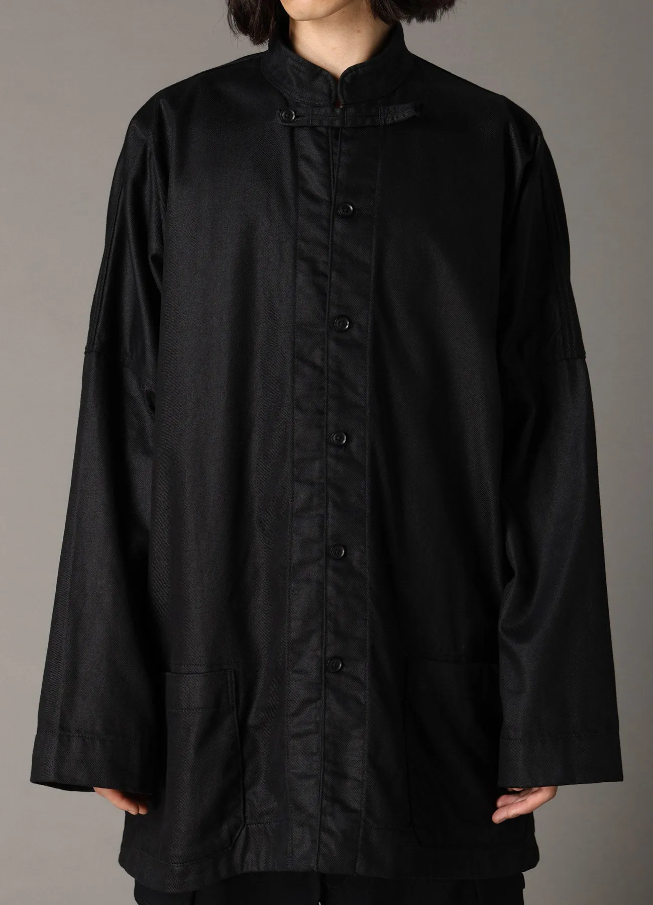 Ground Y×EDWIN 9oz BLACK TWILL CHINA JACKET sold by Yohji Yamamoto product image thumbnail 5