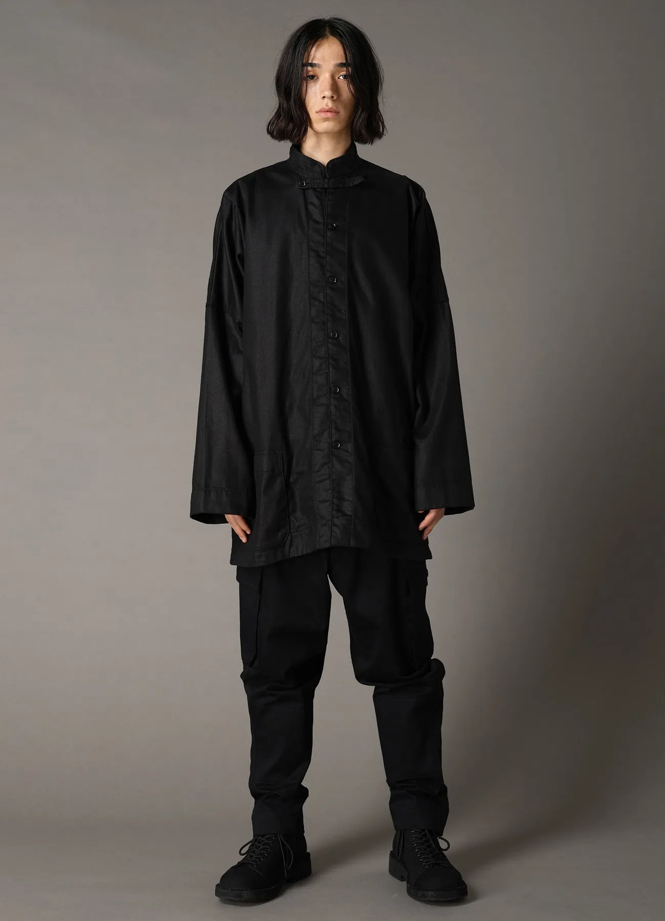 Ground Y×EDWIN 9oz BLACK TWILL CHINA JACKET sold by Yohji Yamamoto product image thumbnail 2
