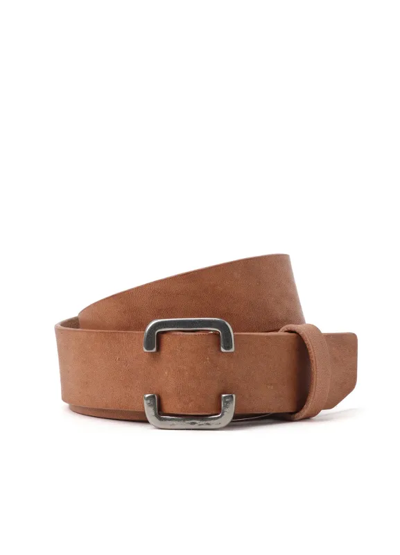 NATURAL COW LEATHER 30MM FREE BELT sold by Yohji Yamamoto