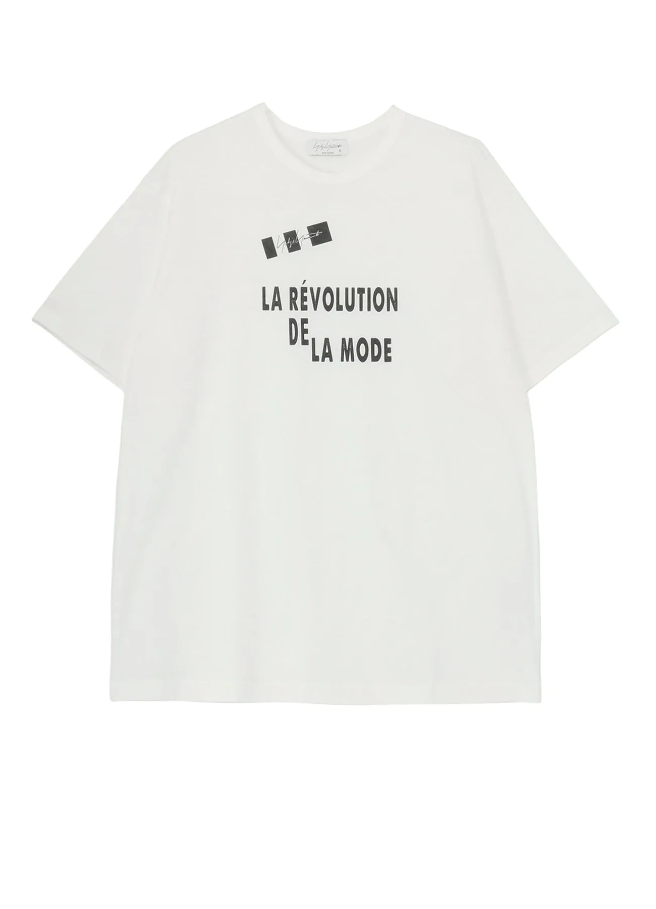 30/- COMBED PLAIN STITCH SHORT SLEEVE TEE sold by Yohji Yamamoto