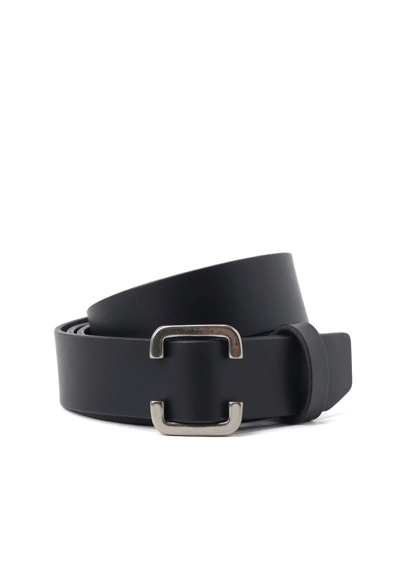 MAT SOFT OIL LEATHER 30MM FREE BELT sold by Yohji Yamamoto