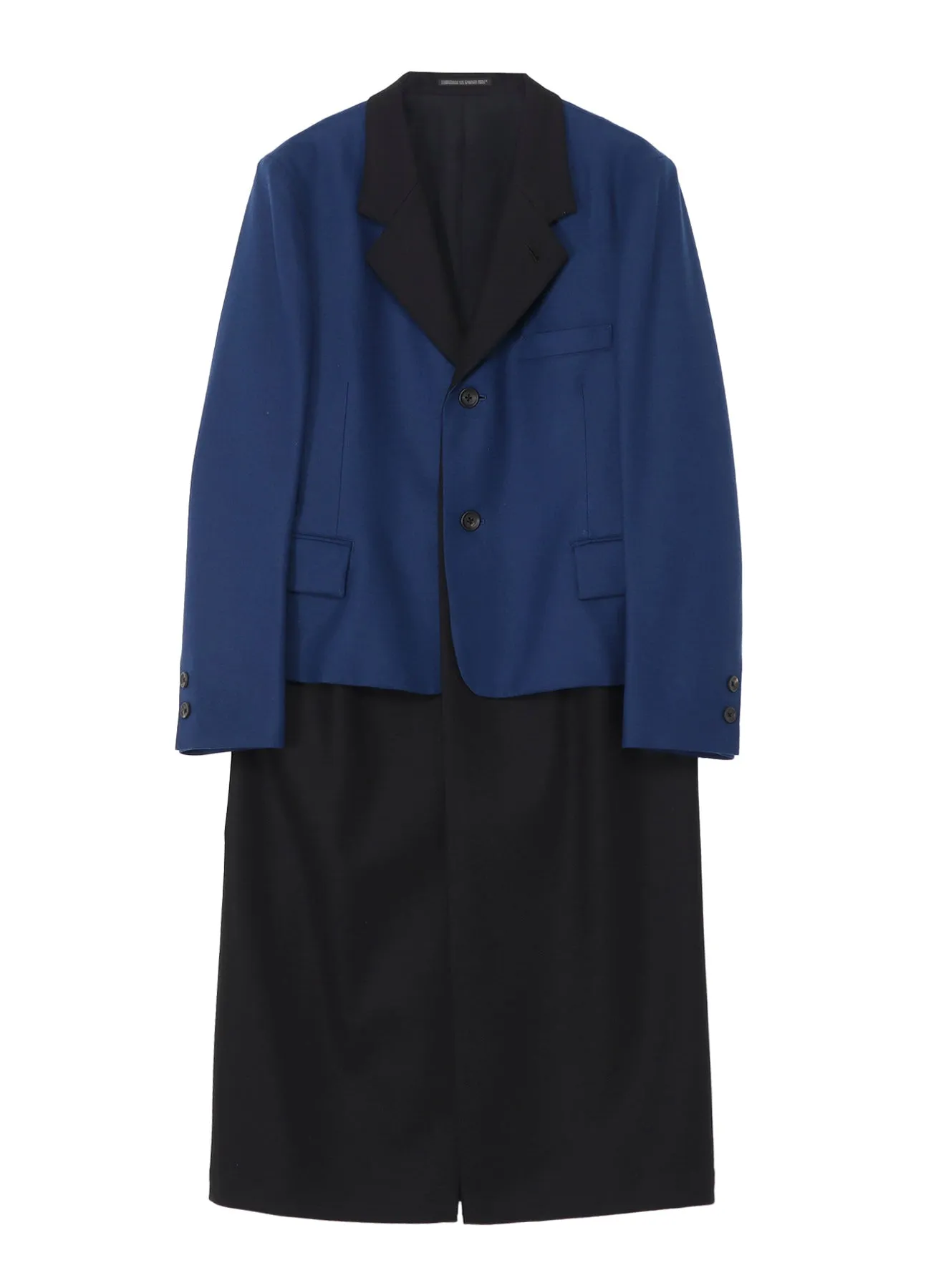 Yohji Yamamoto × PENDLETON DOCKING LONG JACKET A sold by Yohji Yamamoto product image thumbnail 2