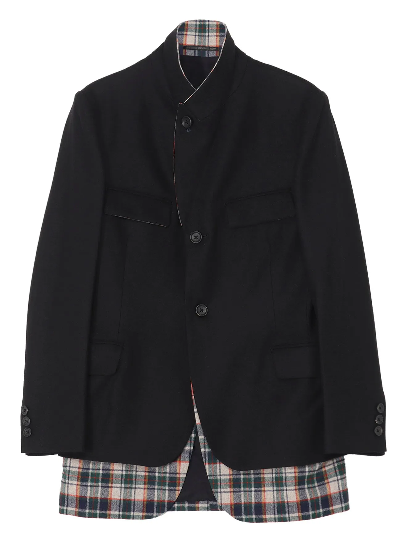 Yohji Yamamoto × PENDLETON DOCKING SHORT JACKET A sold by Yohji Yamamoto product image thumbnail 3