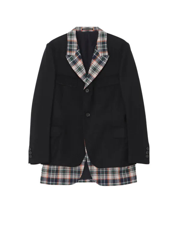 Yohji Yamamoto × PENDLETON DOCKING SHORT JACKET A made by Yohji Yamamoto